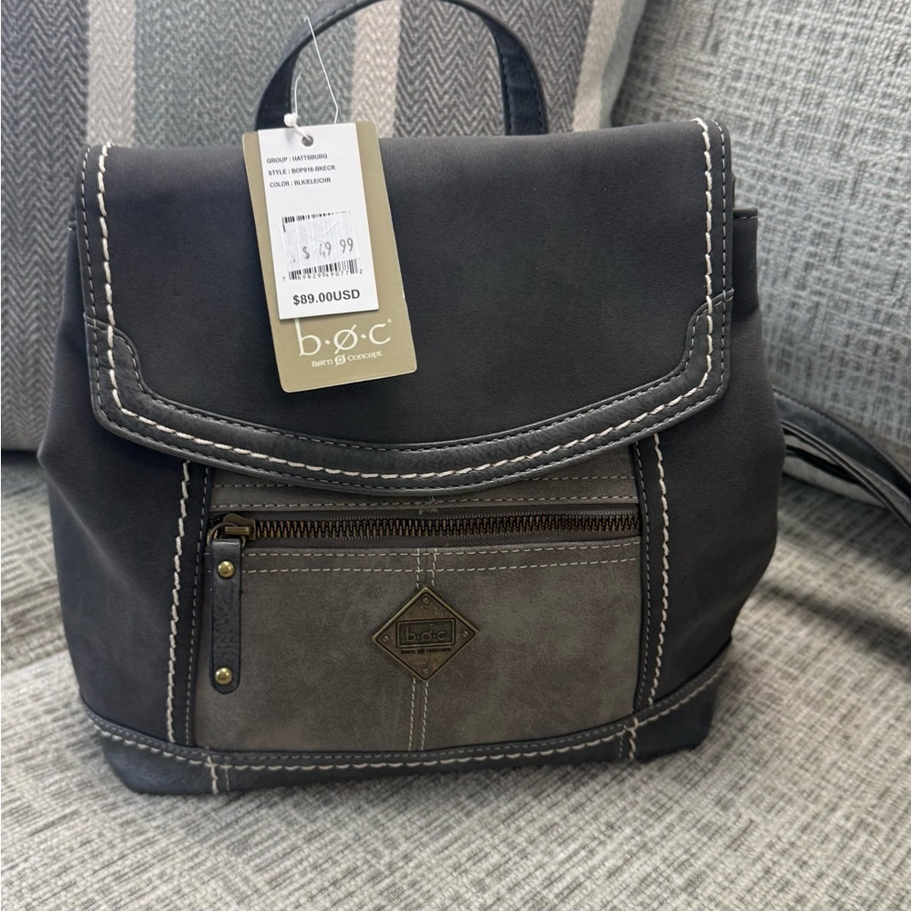 B.O.C. Charcoal and Slate Men's Backpack